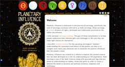 Desktop Screenshot of planetaryinfluence.com